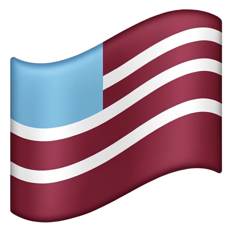 Austria flag with dark burgandy and light blue colour instead  sticker