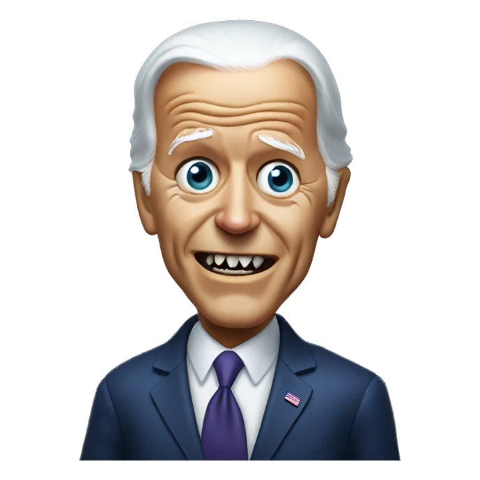 spooky joe biden halloween ghoul sticker