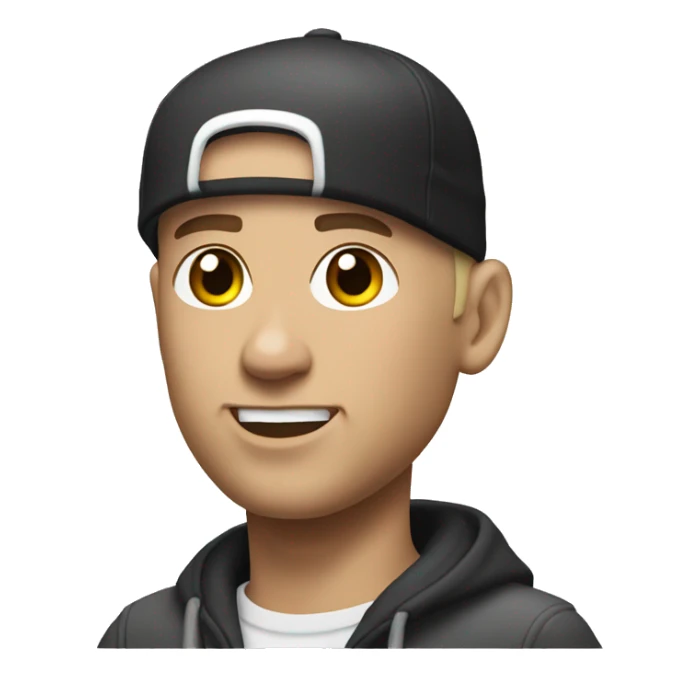 Eminem qui fait du vélo  sticker