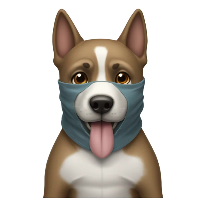 Un perro disfrazado de tiburón  sticker