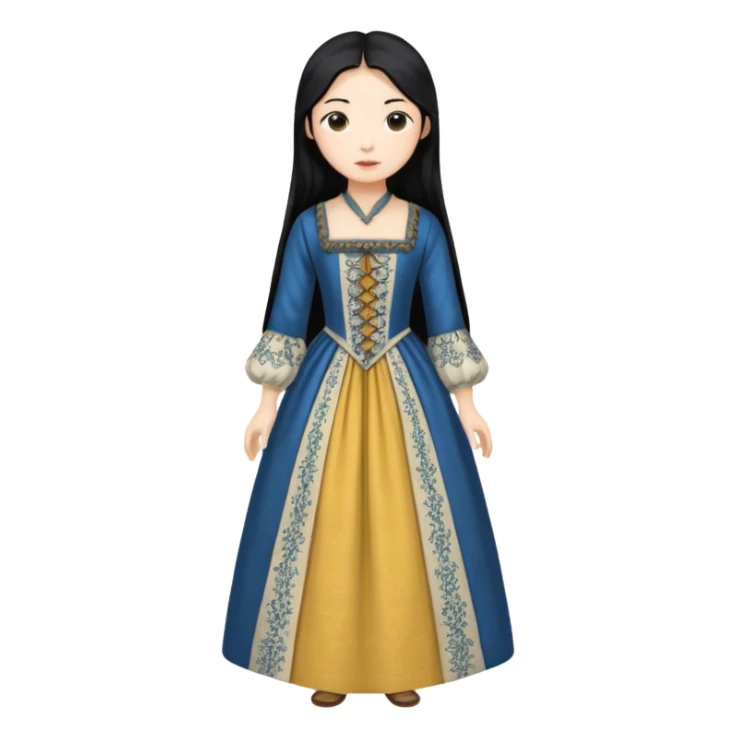 1600's Asian female sticker