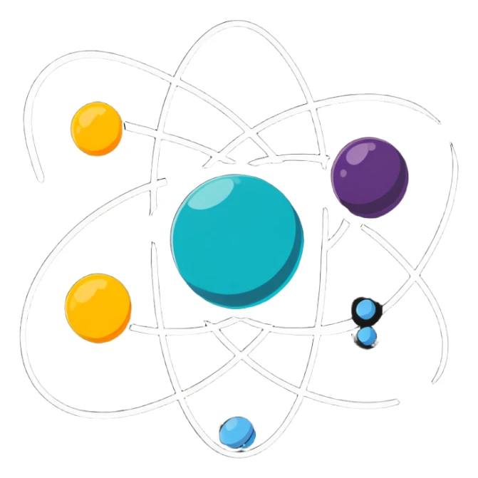 Symbolic representation of Pakistan's nuclear program with atom symbol and crescent sticker