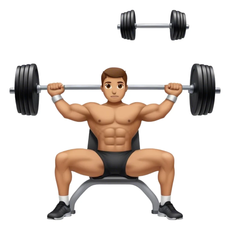 holding a heavy dumbbell in each hand to perform incline bench press sticker