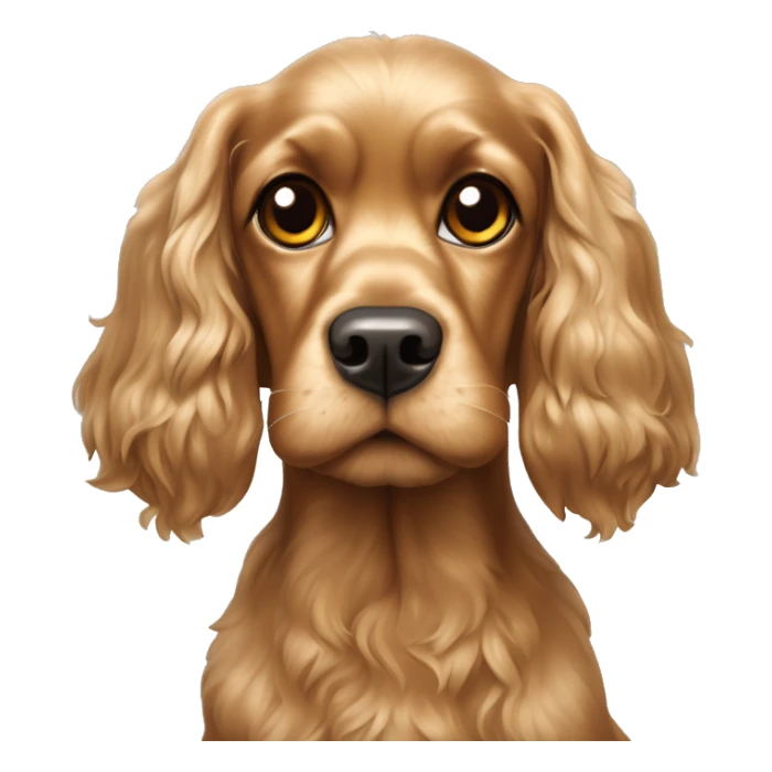 Cadela raça cocker spaniel dourada ao lado de um cão yorkshire terrie sticker