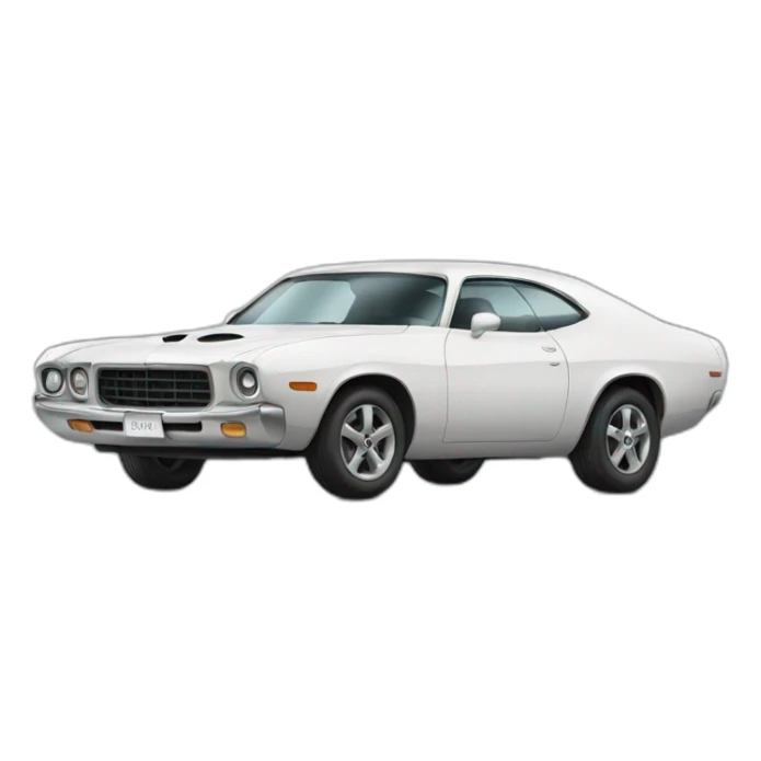 car by apple sticker