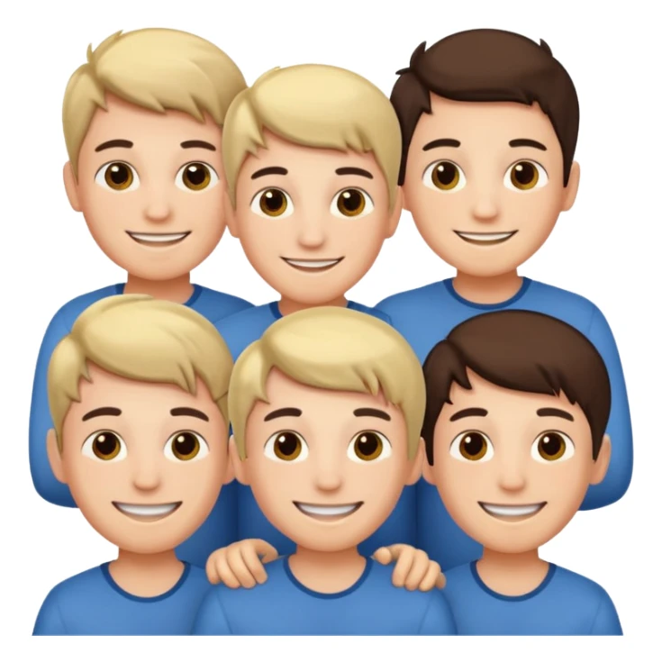 Create an emoji for the group named The BOYz. sticker