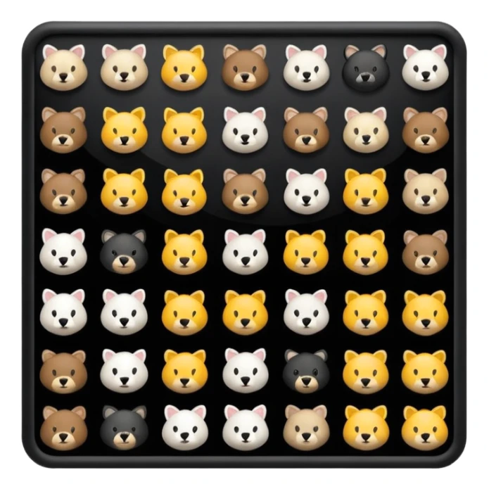 Woof bark meow caca moo baa awoo meow mew  sticker