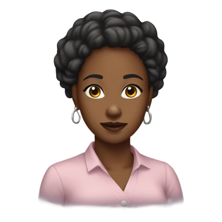 A black woman whos beatiful sticker