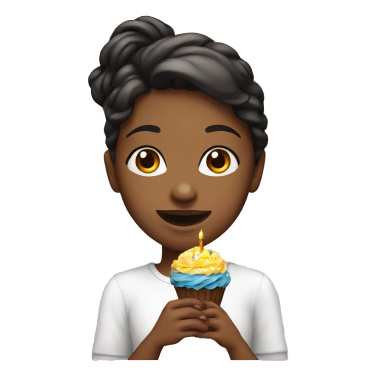 Girl Happy birthday  sticker