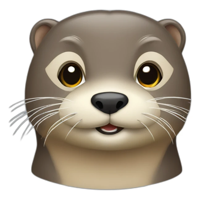 Loutre qui fume sticker