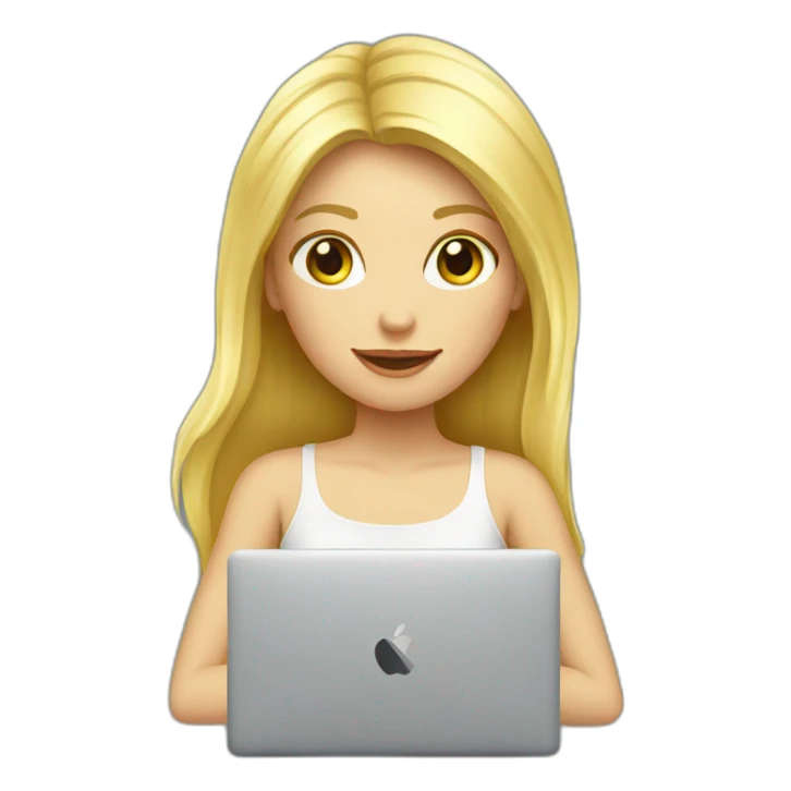 blond-girls-with-MacBook sticker