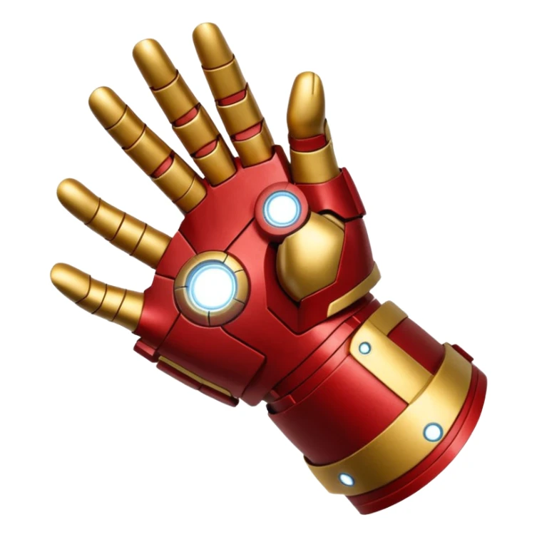 gant de iron man claque des doigt sticker