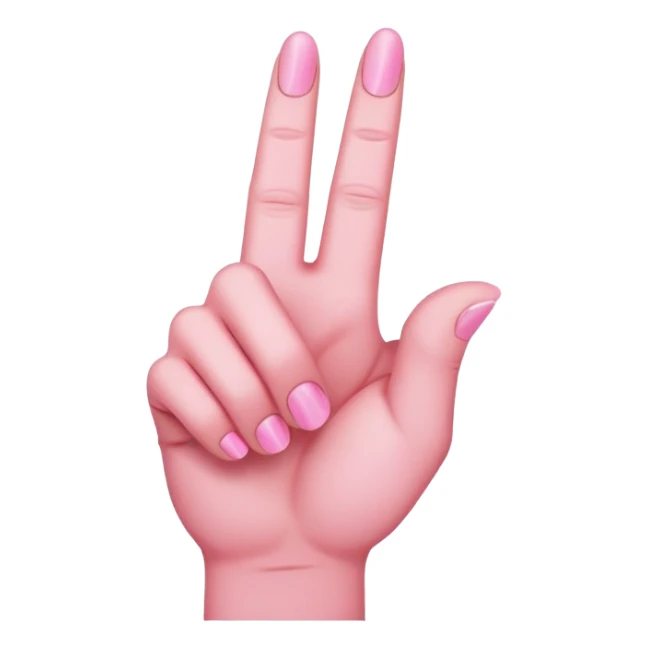 middle finger pink sticker