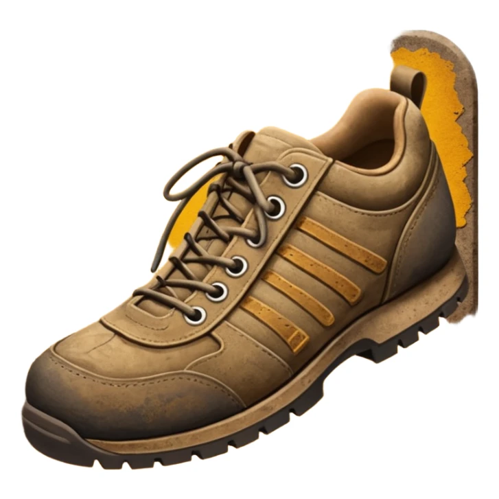 generate a ultra realistic cinematic shoe print-style inscription "ИСТОРИЧЕСКИЙ" sticker