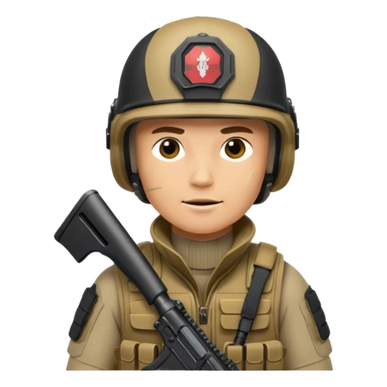 I want an emoji for a male special action force officer sticker