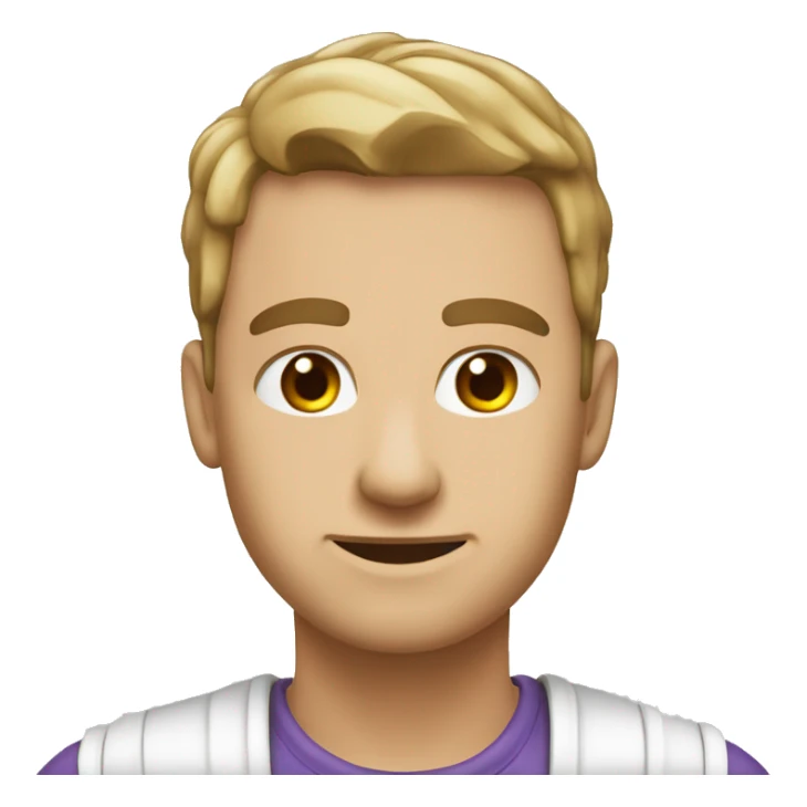 Biała choinka z fioletowymi światełkami sticker