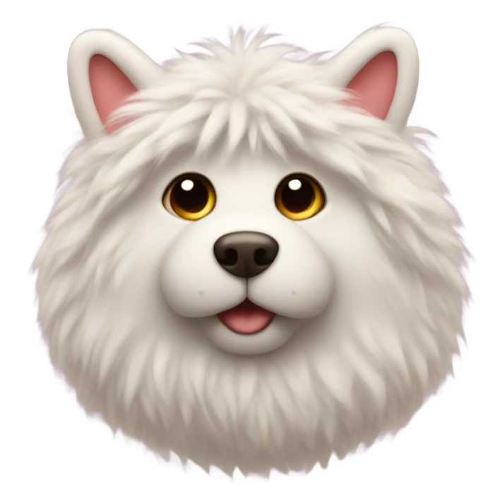 Heart with fur sticker