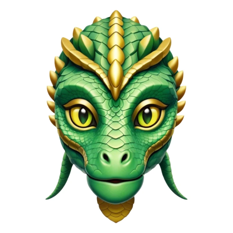 annunaki female reptilian head sticker