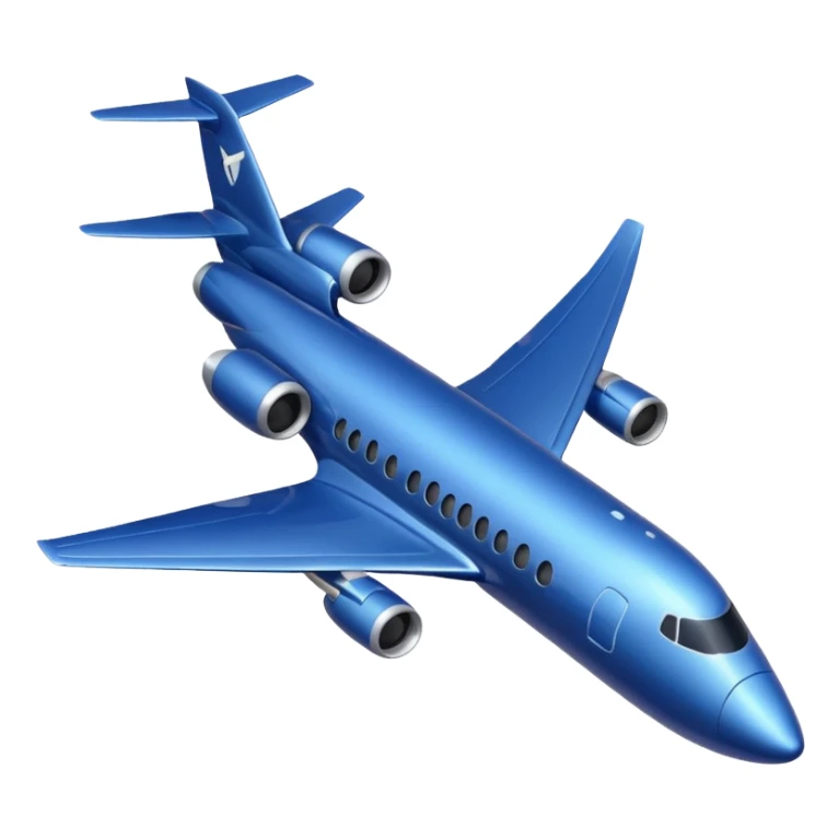 a jet plane the solid color dark blue sticker
