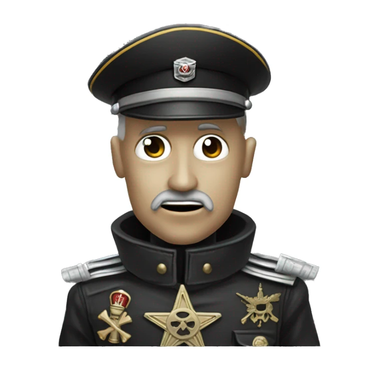 Death Korps of Krieg Commissar with respirtor sticker