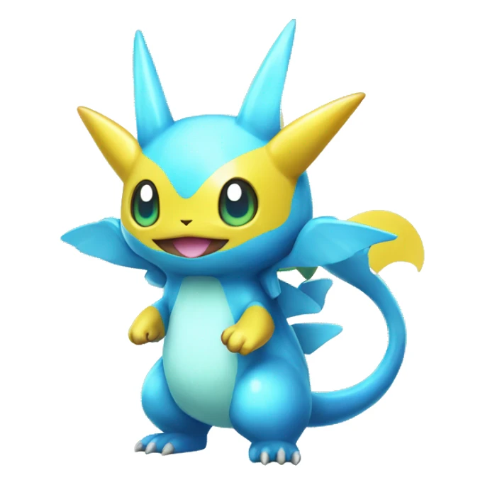 Shiny Colorful Fakémon-Pokémon-Creature Full Body sticker