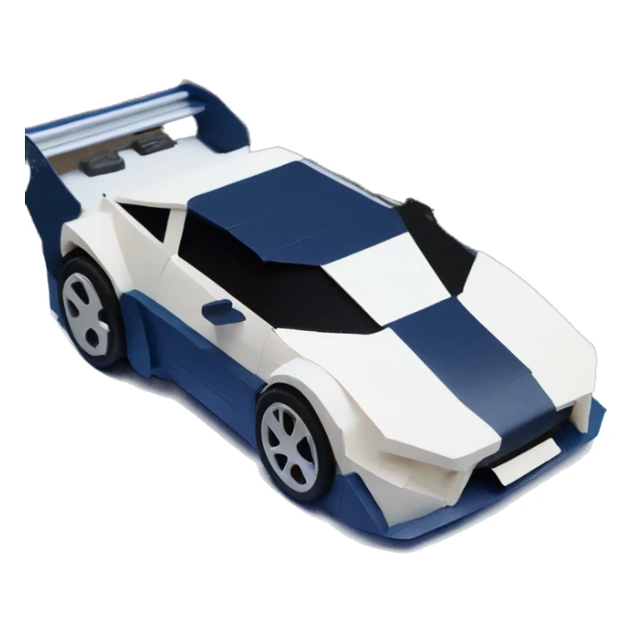 Darktrooper pearl-blue Card stock Papercraft fr-s racecar sticker