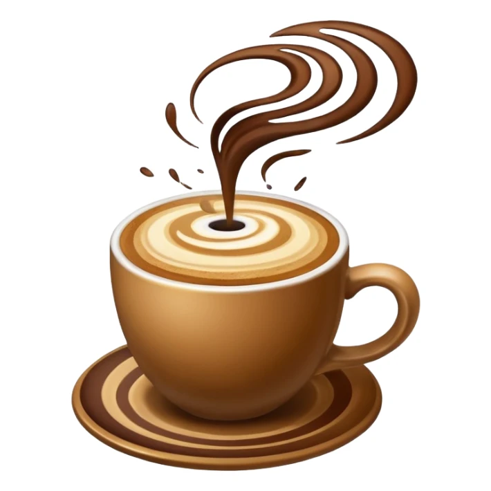 Coffee different colours sticker