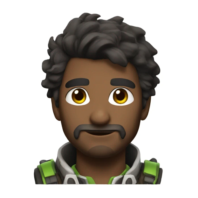 An Italian overwatch hero sticker