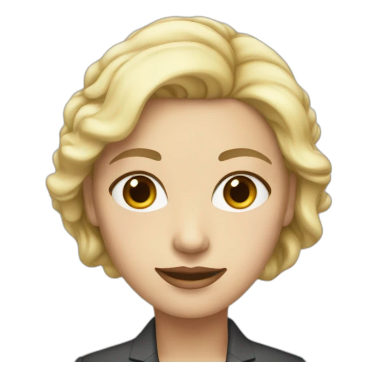 woman-white-skin-in-suit sticker