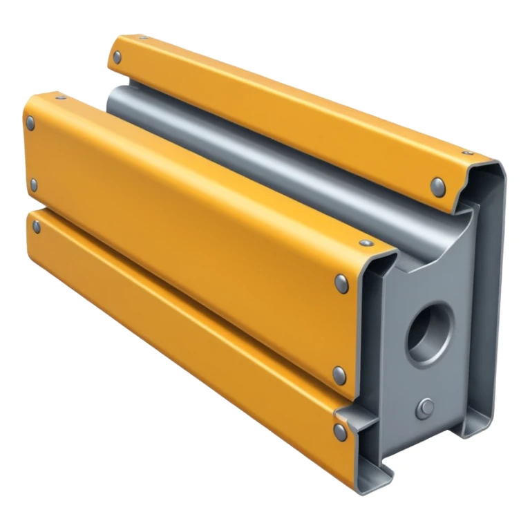 industrial metal beam, clean, no rust, as simple as possible sticker