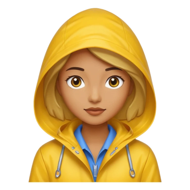 Raincoat Pedestrian woman sticker