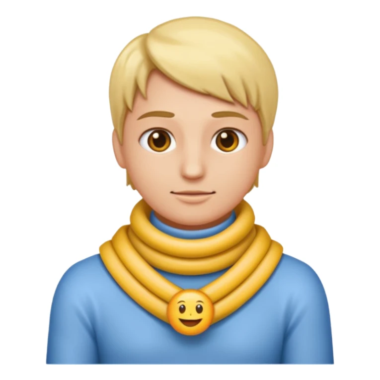 hands wrapped around an emojis neck sticker