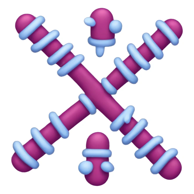 Generate an antibody emoji that is Y-shaped sticker