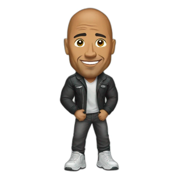 The rock in school sticker