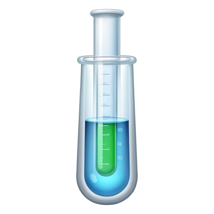 test tube sticker