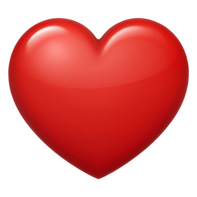 Half of a heart emoji only left side sticker