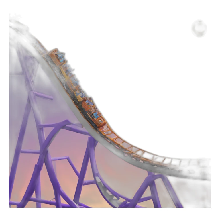 Roller coaster with background of a calendar showing 29th October sticker