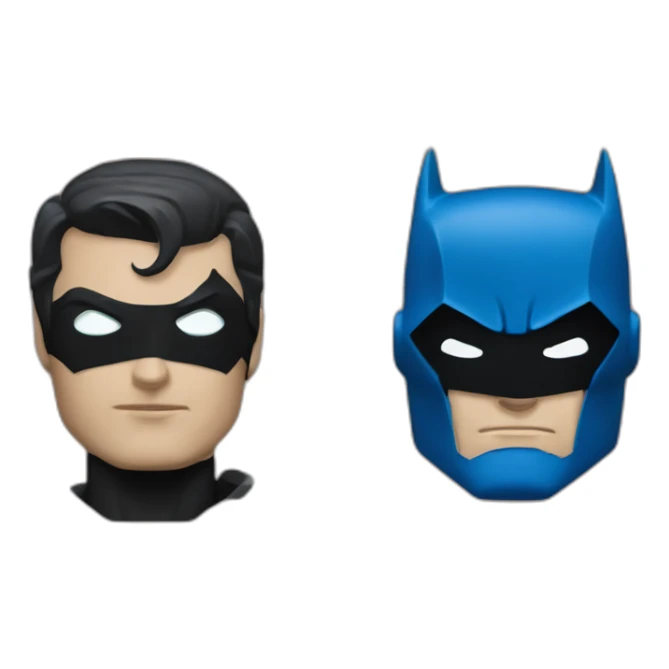 Power of Superman and intelligence of batman sticker