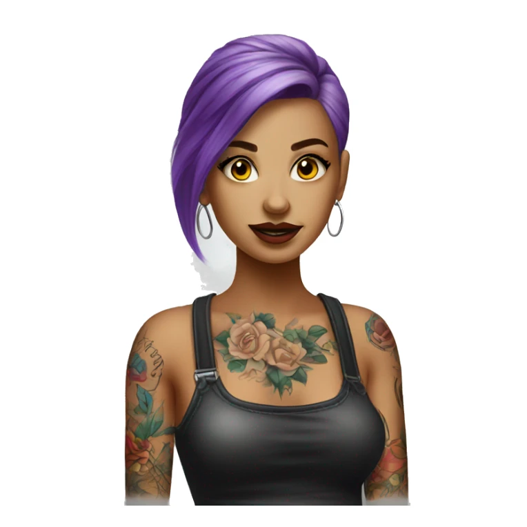 Tattoo artist girl sticker