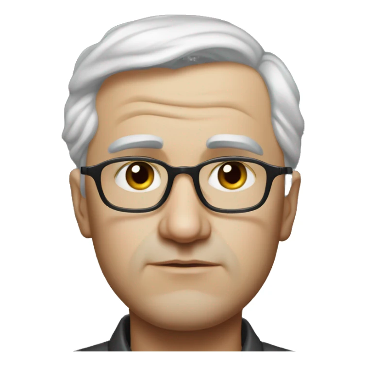 photorealistic yuriy andropov sad sticker