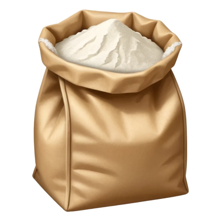 open bag of flour sticker