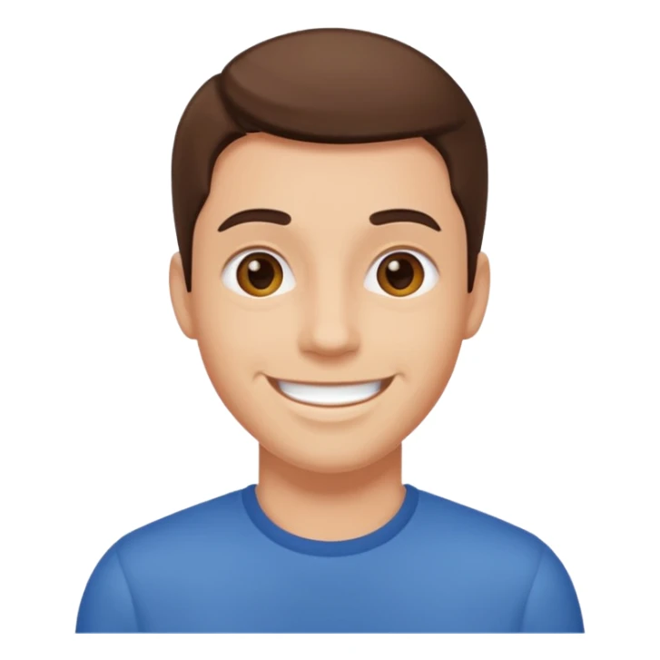 generate a emoji of man saying hii with normal skintone sticker
