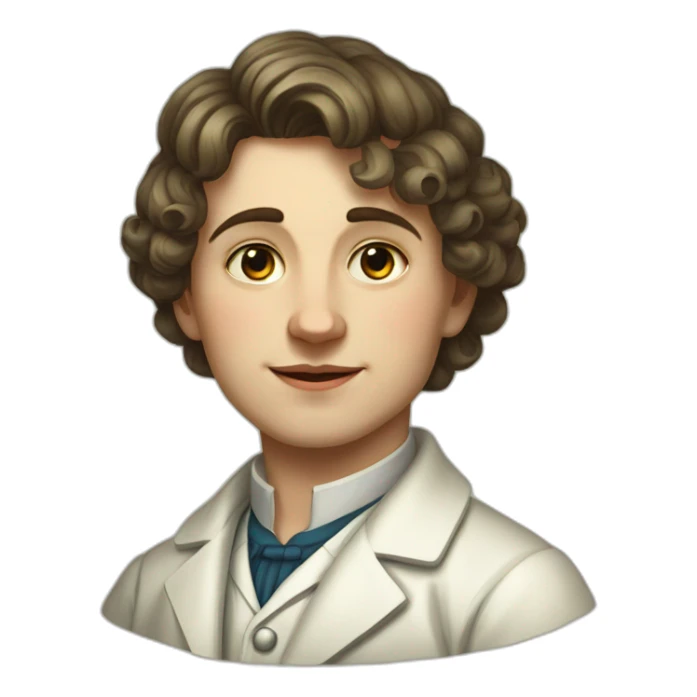 a young doctor from a small village in the Russian Empire nineteen century sticker