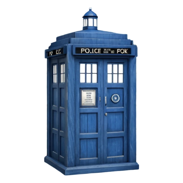 TARDIS from the doctor who tv show sticker