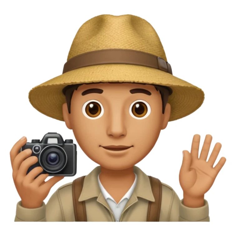 Male tourist in Peru sticker