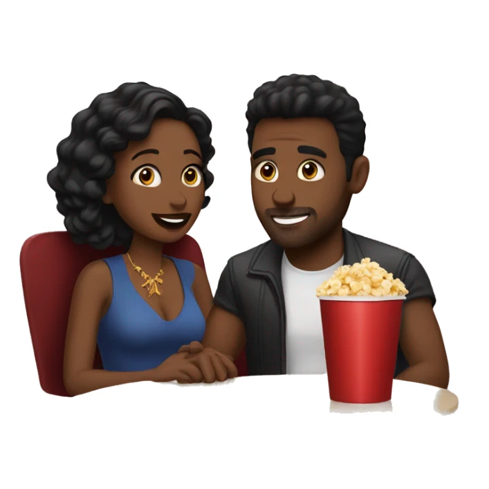 Date night at the movies sticker