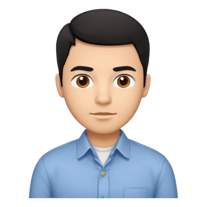 Could you make this person have darker skin, like the average Hispanic person? sticker