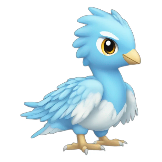 Articuno pokemon baby sticker
