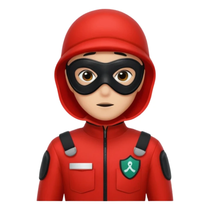 Un guardiq del juego del calamar sticker