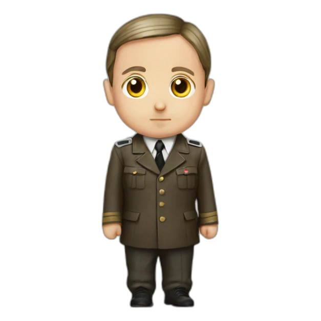Hitler avec un dauphin sticker